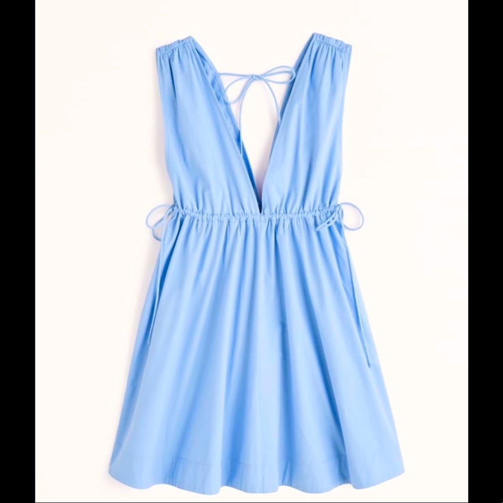 Abercrombie Babydoll Poplin Mini Dress